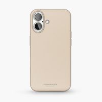 Vonmählen Kunstleder-Case für iPhone 16 beige