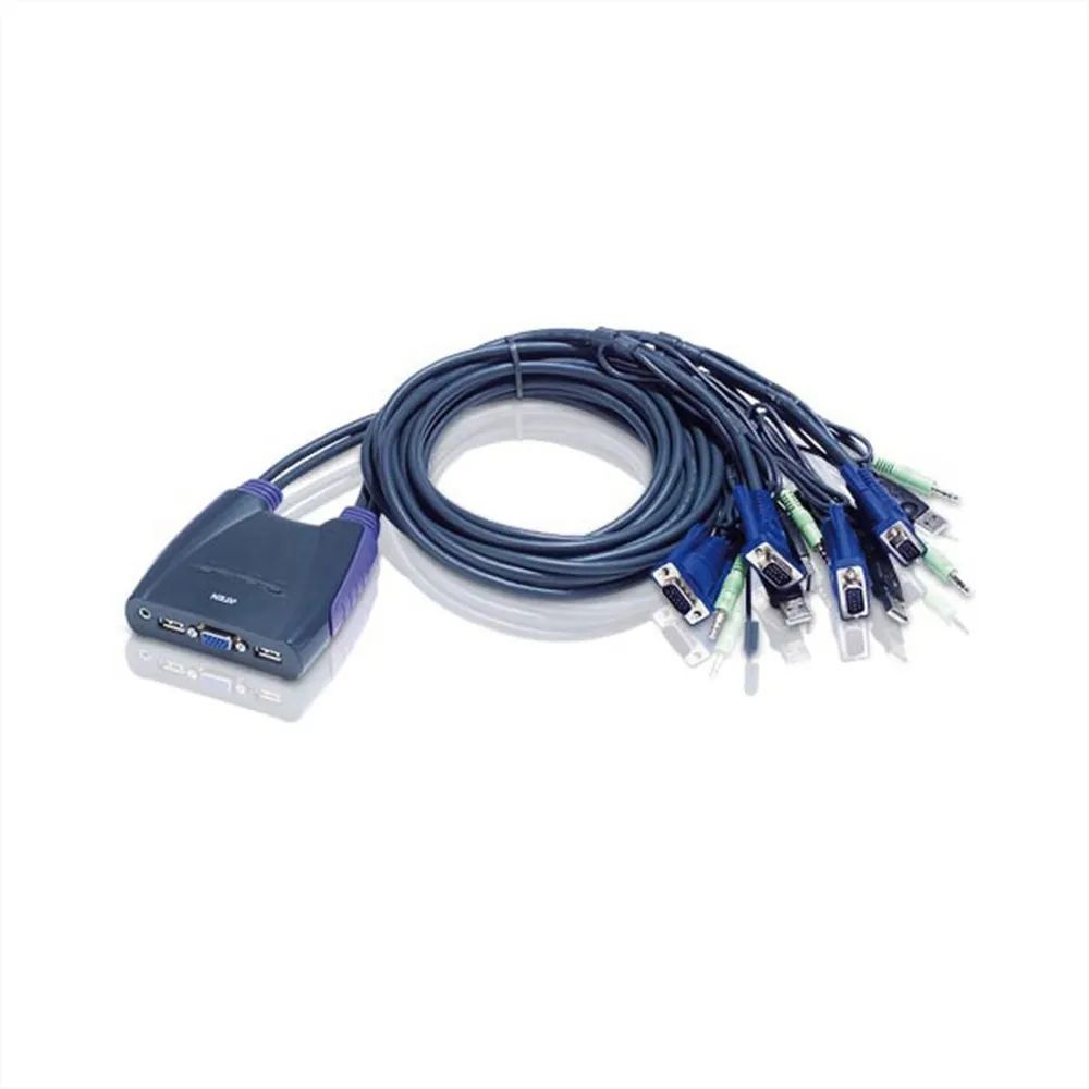 ATEN Petite CS64US - KVM-/Audio-/USB-Switch