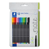 STAEDTLER Fineliner triplus rPP 12Stück