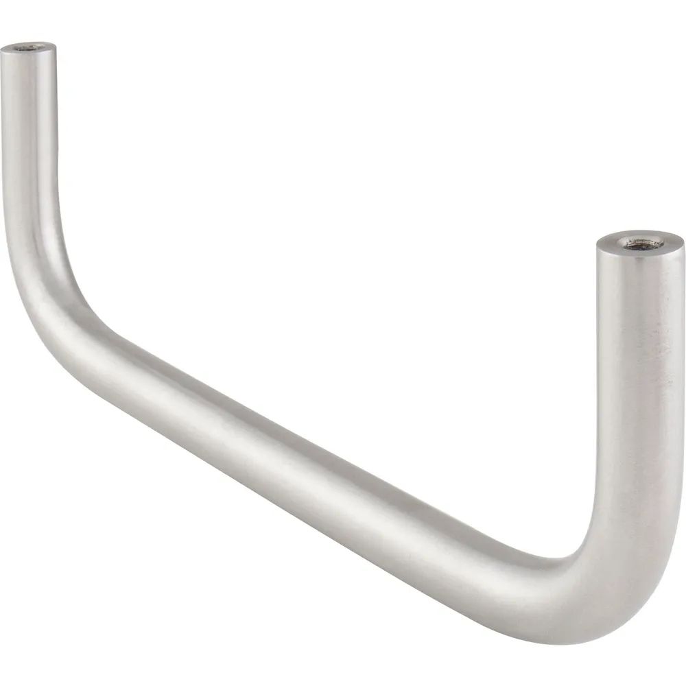 Grimme Garderobenhängebügel Nora U-Form, Lochabstand 180 mm, Breite 192, Edelstahl geb.