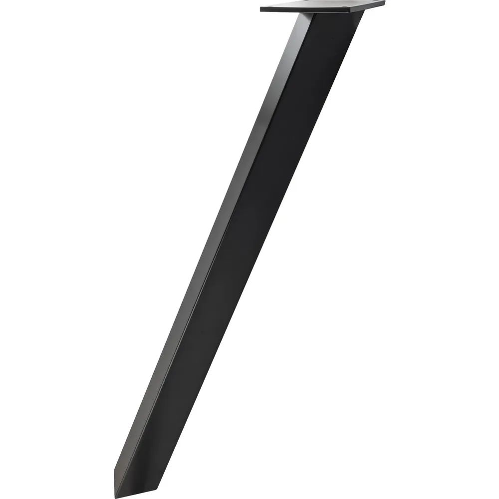 SIMAUSROM Tischfuß schräg 60 x 60 x 720 mm schwarz matt