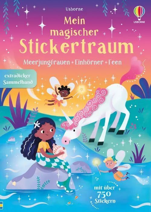 dtv Verlagsgesellschaft mbH & Co.KG Mein magischer Stickertraum: Meerjungfra