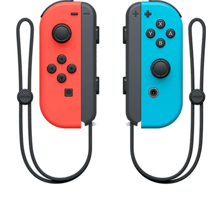 Nintendo Joy-Con 2er-Set, Neon-Rot/Blau