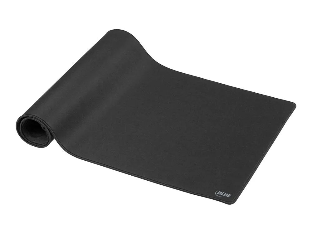 InLine Maus-Pad XL Schreibtischunterlage - 900x400x2mm - schwarz