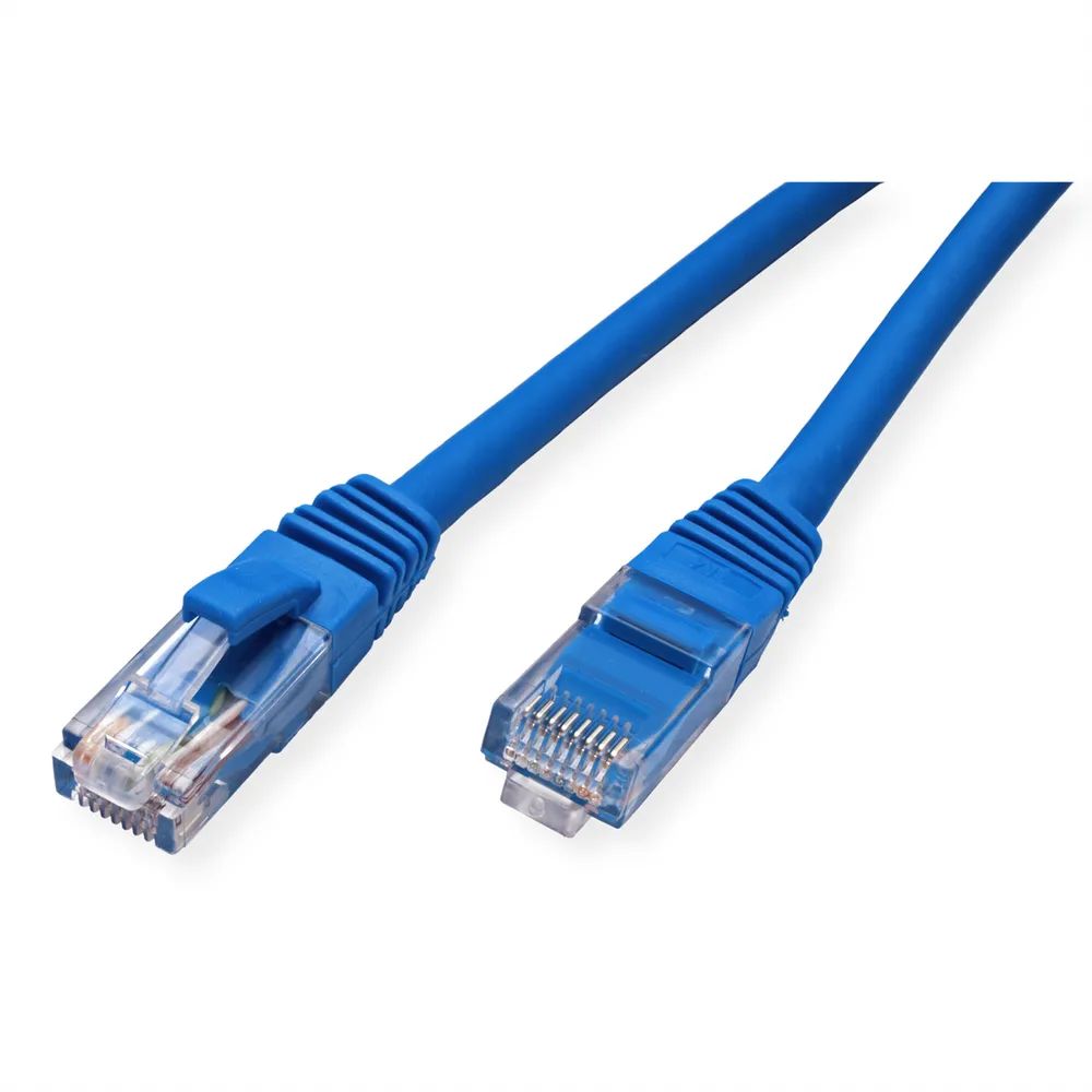 VALUE Patchkabel Cat.6 (Class E) UTP, LSOH, blau, 1 m