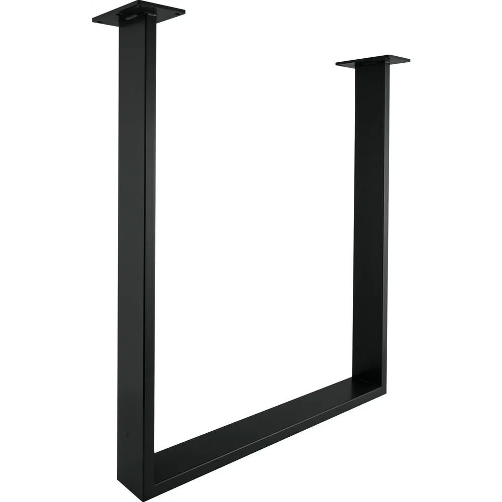 SIMAUSROM Tischkufe Regular Stahl schwarz lackiert