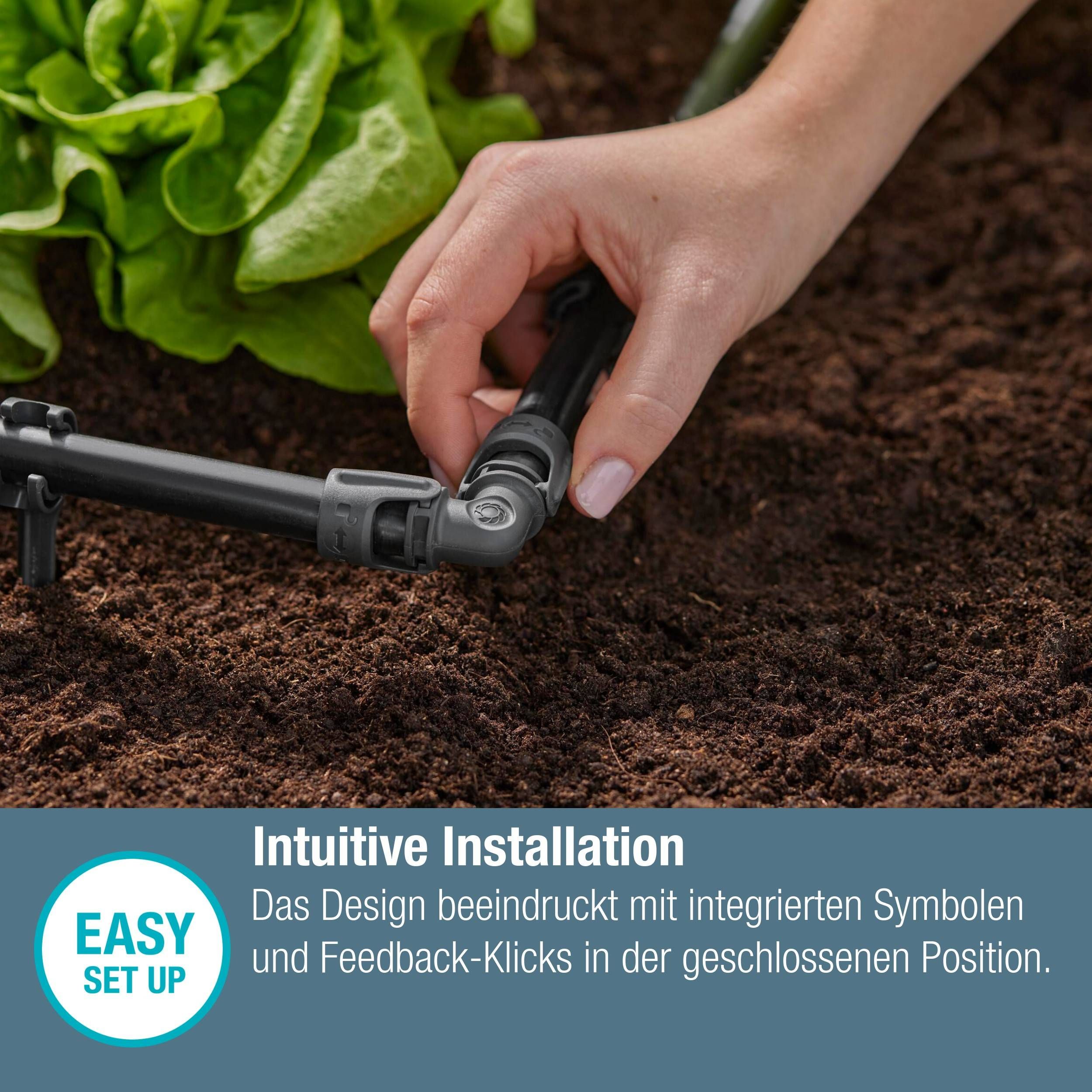 Gardena Micro-Drip-System L-Stück 13 mm (1/2") - Inhalt: 2 Stück