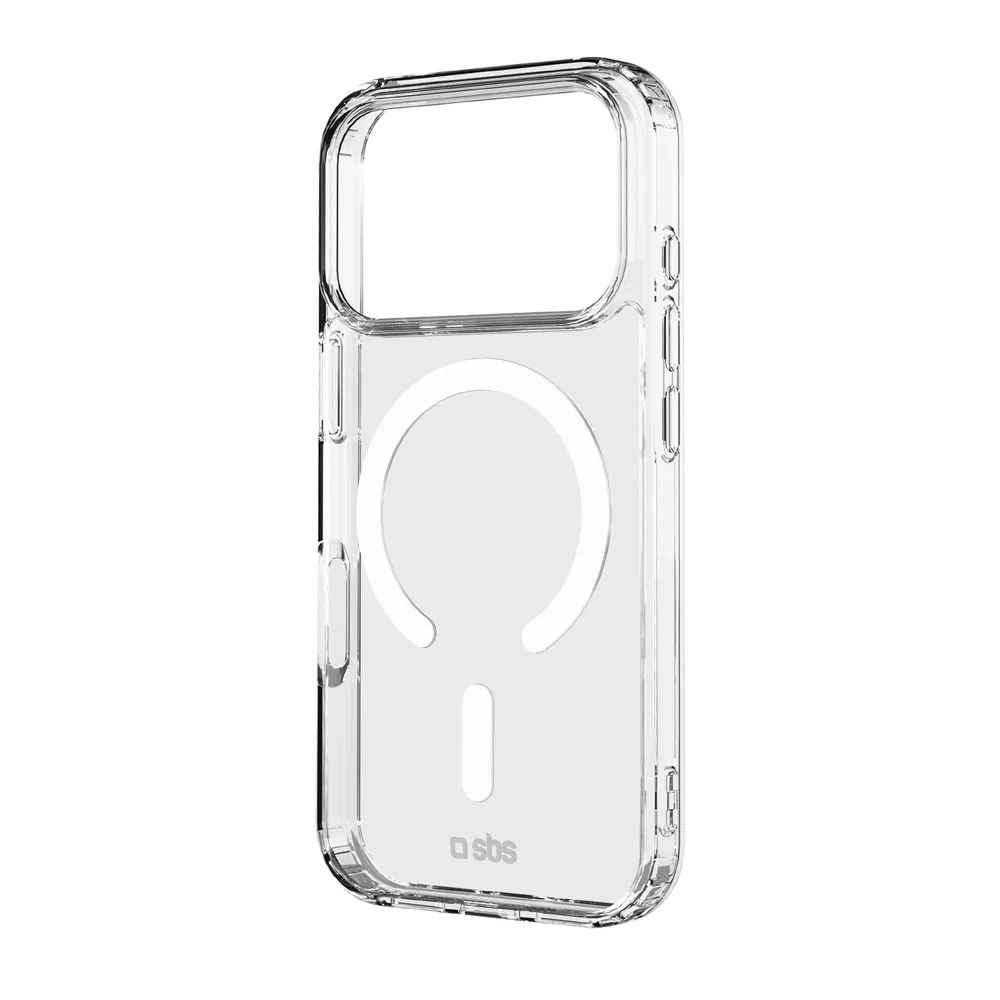 SBS LIGHT MAG MagSafe kompatibles Cover für iPhone 17 PRO MAX, transparent