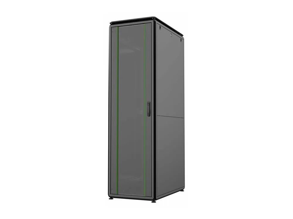 Lanview by Logon Data Line - Schrank Netzwerkschrank - 600 x 1000 mm, data line - freistehend - Schwarz - 42HE - 48.3 cm (19")