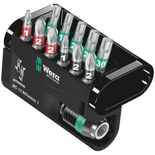 Wera BITORSION 1 SATZ 12TLG. / WERA BIT-CHECK 12 05057420001