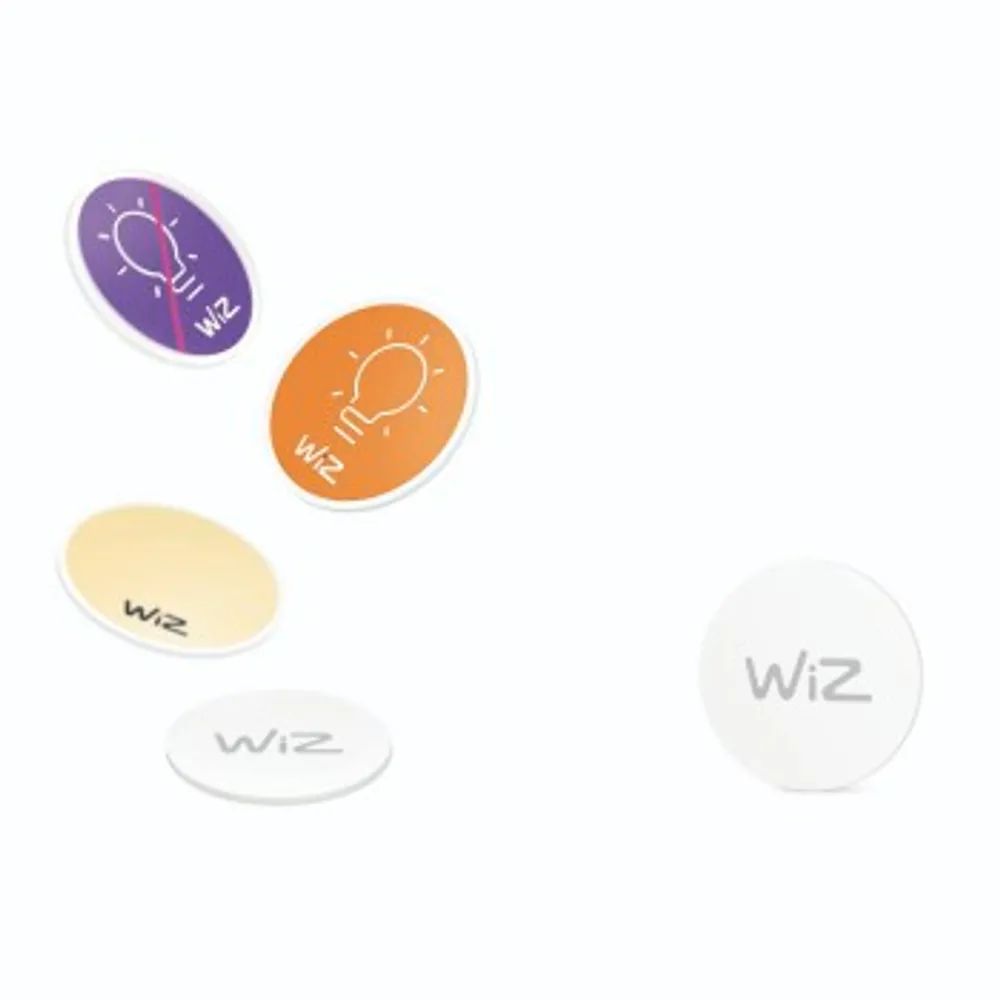 WiZ NFC-Tags, 4 Stk., mehrfarbig