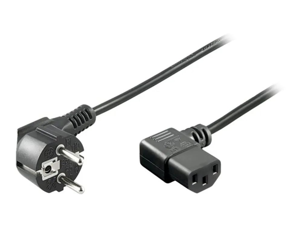 Goobay Stromkabel - power IEC 60320 C13 zu power CEE 7/7 (M)