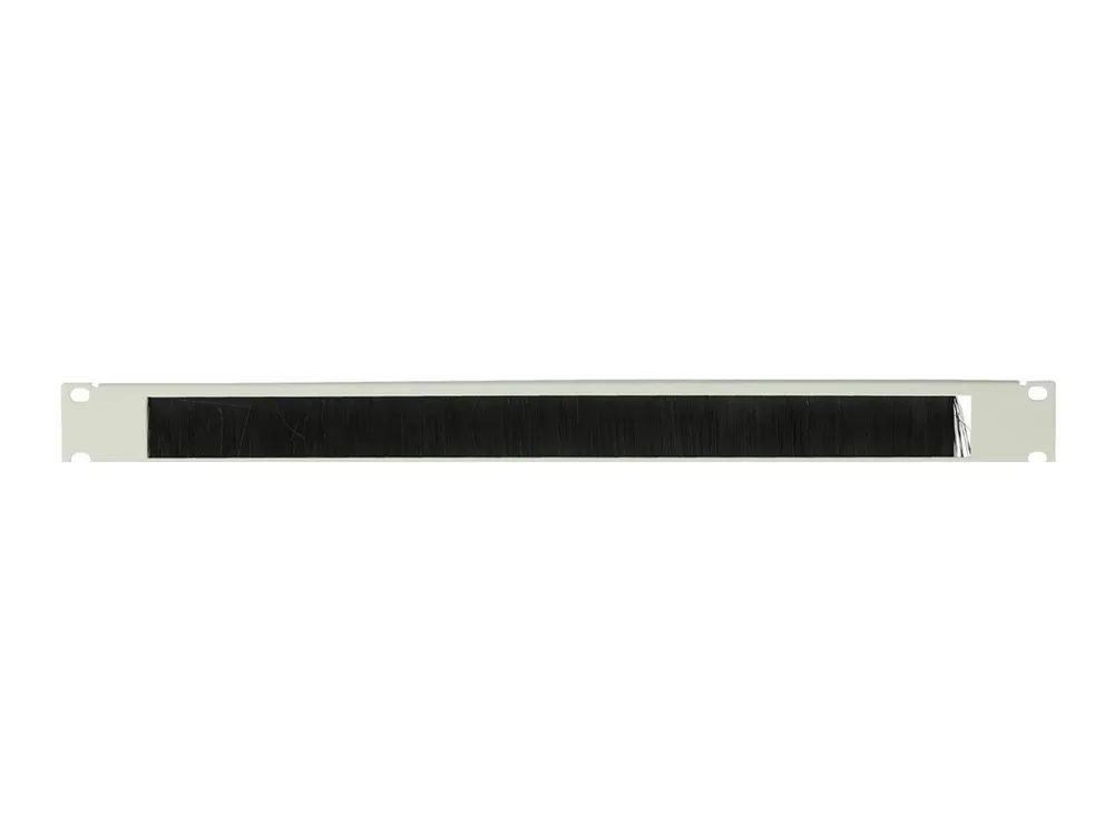 Lanview by Logon - Rack-Kabelorganizer - simple type, brushed - weiß - 1U - 48.3 cm (19")