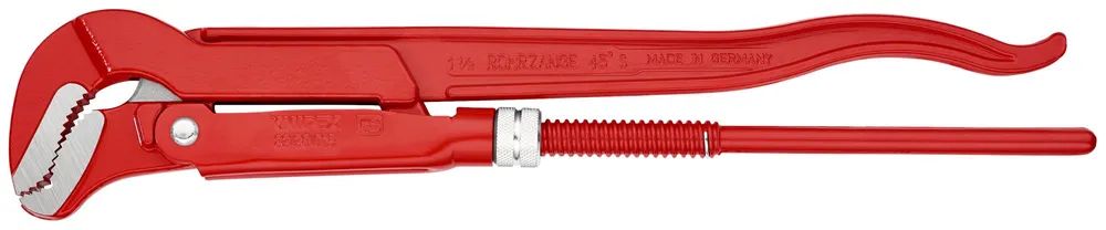 KNIPEX Rohrzange S-Maul rot pulverbeschichtet 420 mm