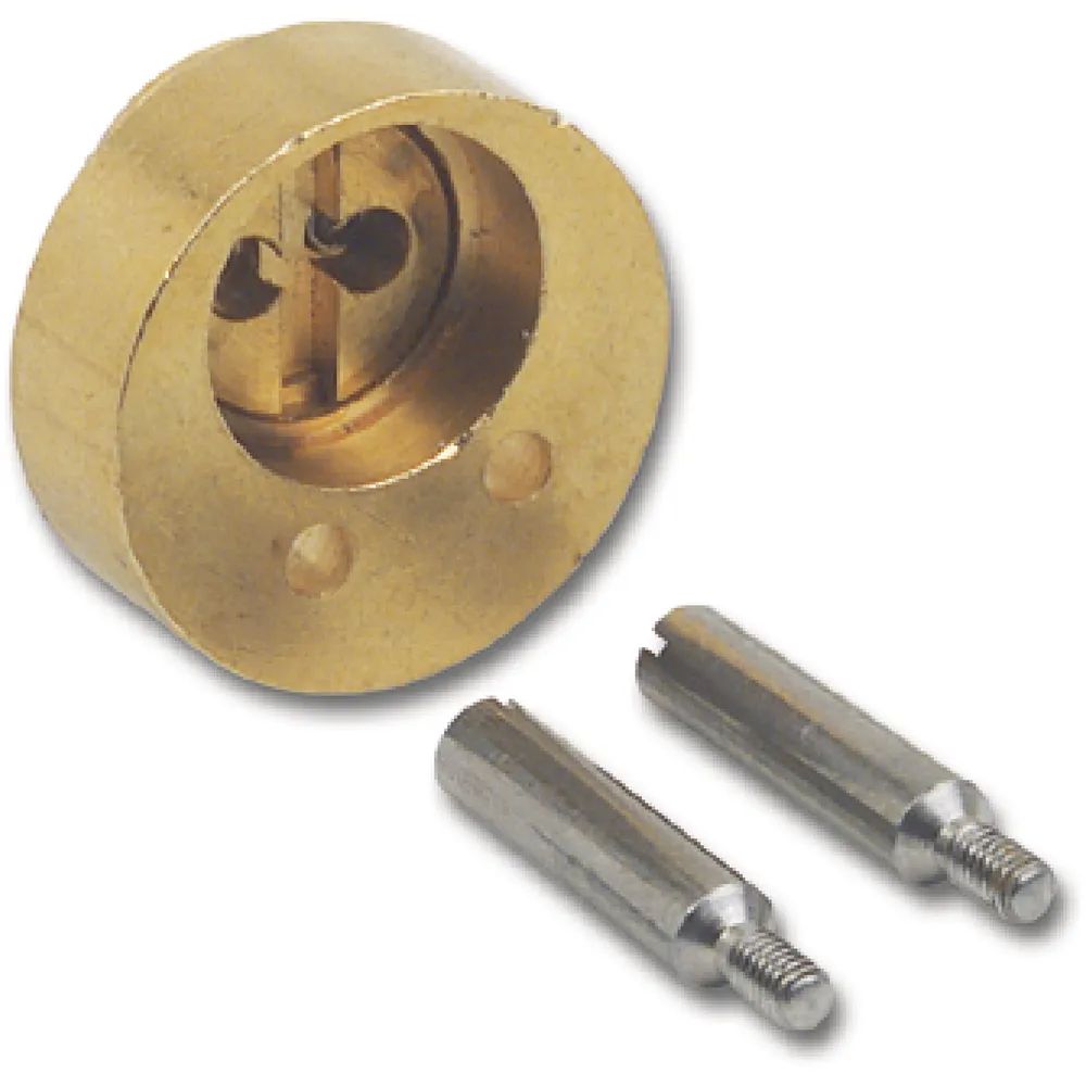 JUNIE 7638 ASS Verlängerung für Zylindereinsatz L 7, 5 mm, Messing blank