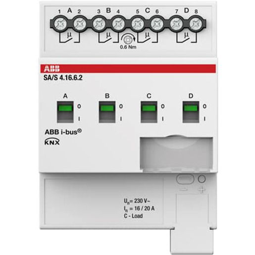 ABB SCHALTAKTOR,4F,16A,CL,EF SA/S4 / SA/S4.16.6.2 2CDG110270R0011