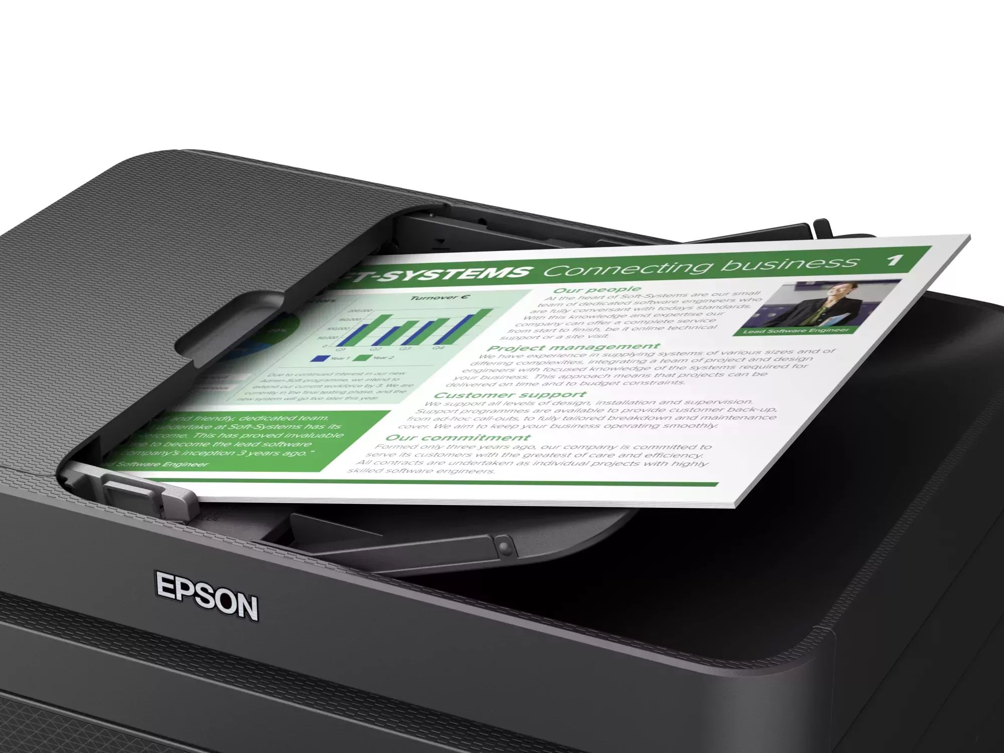 Epson WorkForce WF-2930DWF - Multifunktionsdrucker -Farbe - Tintenstrahl - 216 x 297 mm  Open-Box 