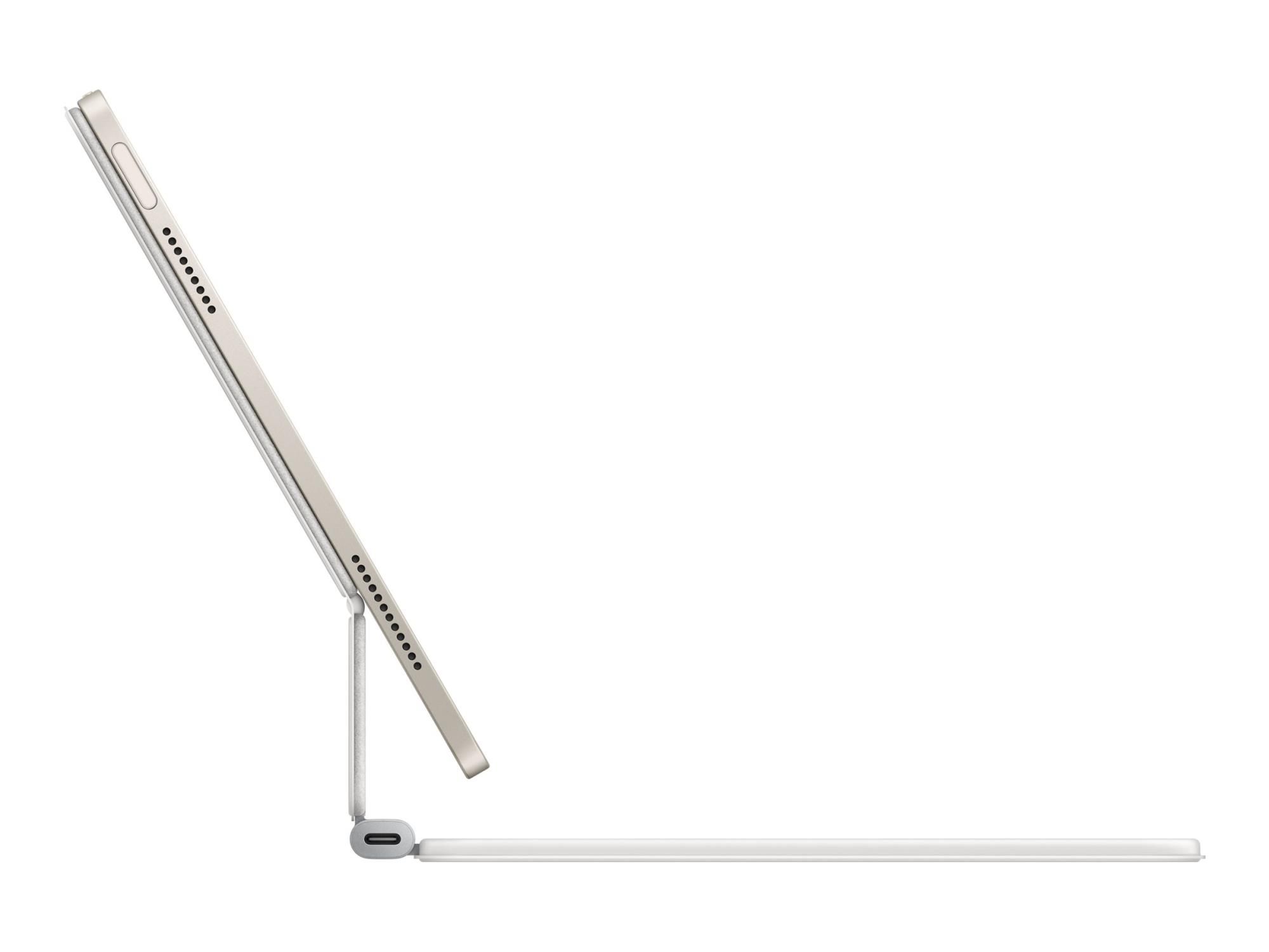 Apple Magic Keyboard - Tastatur und Foliohülle - mit Trackpad - Apple Smart connector - AZERTY - Französisch - für 10.9-inch iPad Air (4. Generation, 5. Generation)