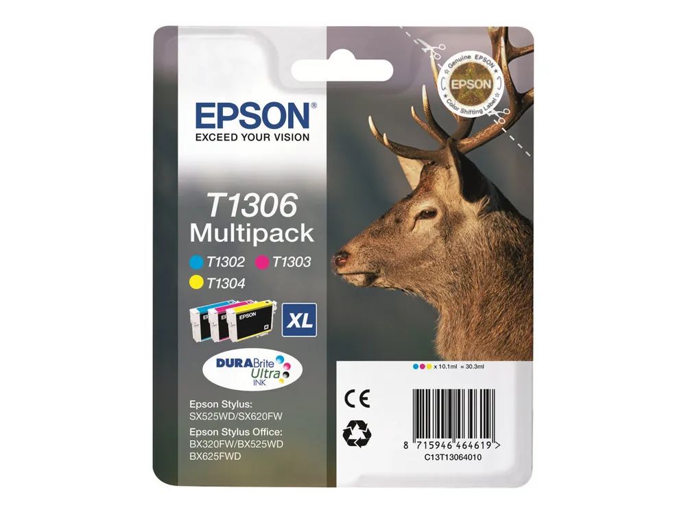 Epson T1306 Multipack - 3er-Pack - 30.3 ml