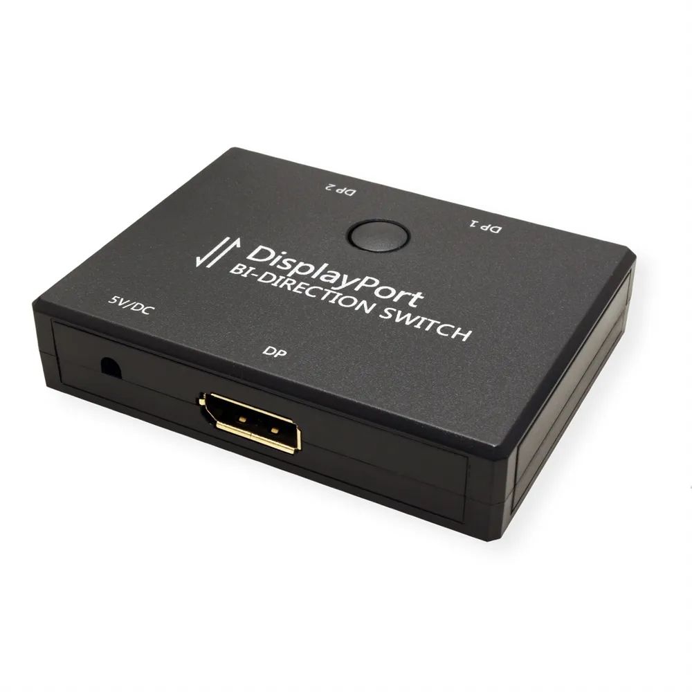 VALUE 4K DisplayPort Switch, 2fach, bidirektional