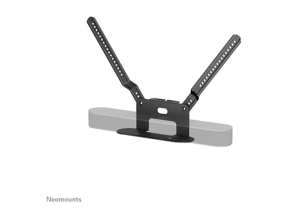 Neomounts AV35-726BL1 - Befestigungskit - für Soundbar - easy installation - Stahl - Schwarz - Bildschirmgröße: bis zu 190,5 cm (bis zu 75")