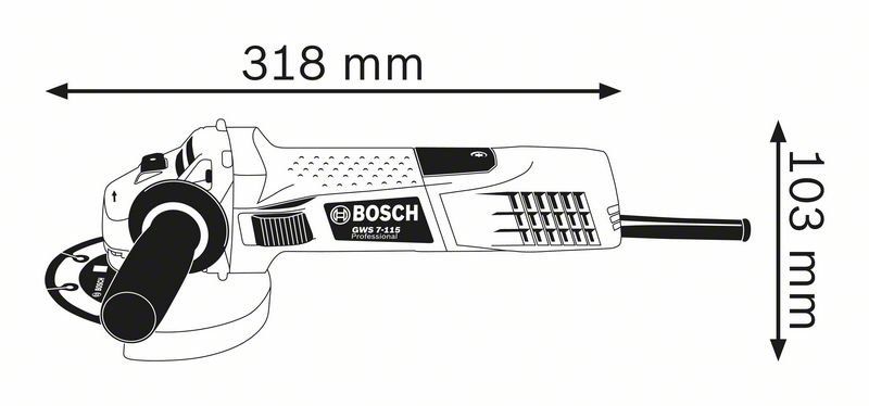 Bosch Professional GWS 7-115