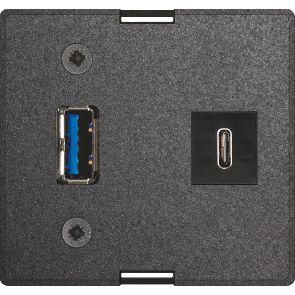 EVOline Wechselmodul USB Typ A + USB Typ C Charger