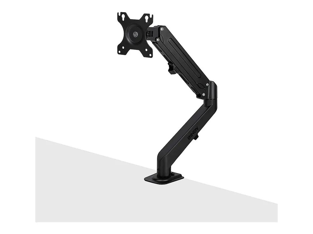 Lindy Befestigungskit (Gasfeder-Monitorarm) - für LCD-Display - einzeln - Aluminium, Kunststoff - Schwarz - Bildschirmgröße: 43.2-68.6 cm (17"-27")