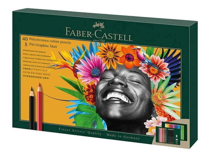 FABER-CASTELL Farbstift - Grundfarben sortiert