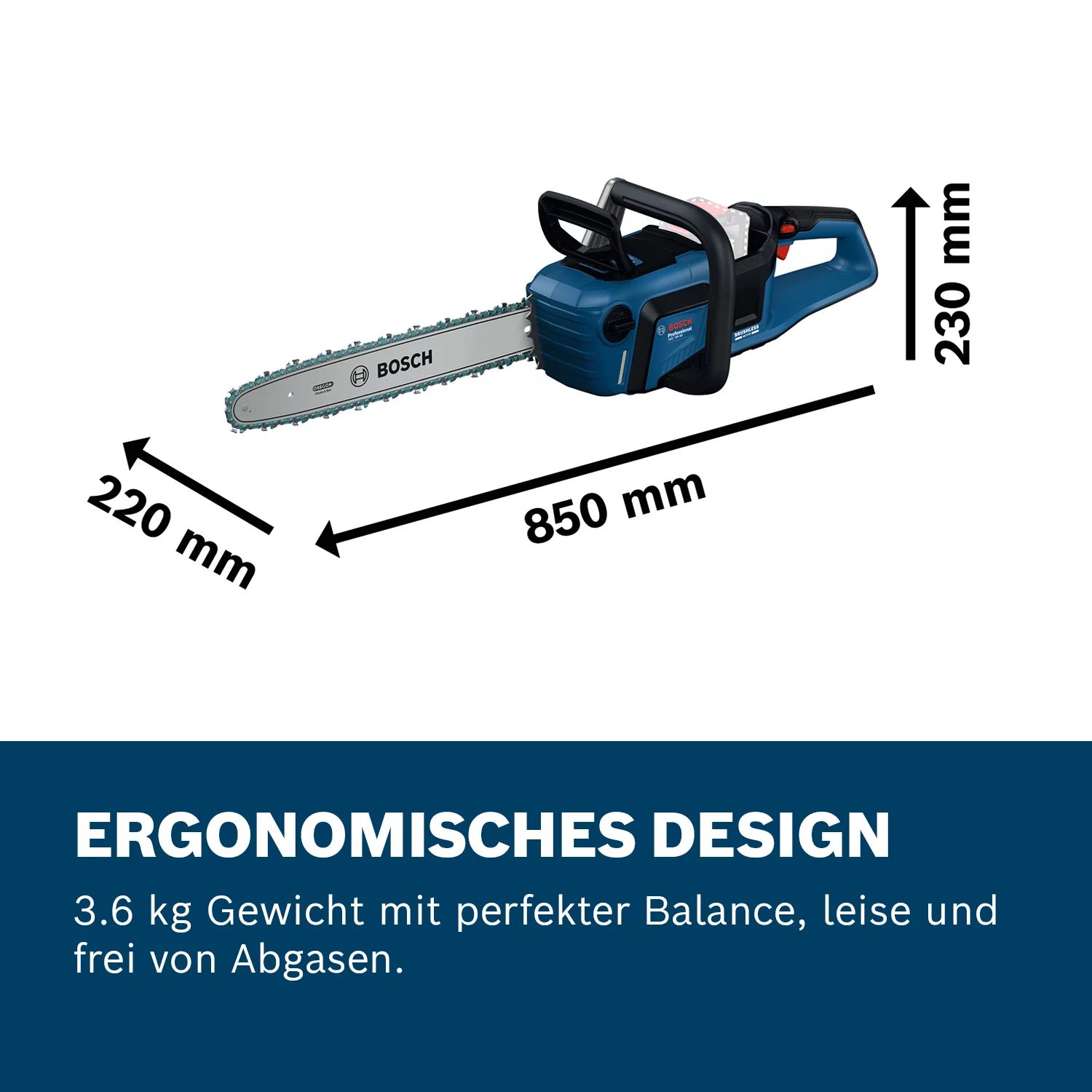 Bosch GKE 18V-40 Akku-Kettensäge Kit