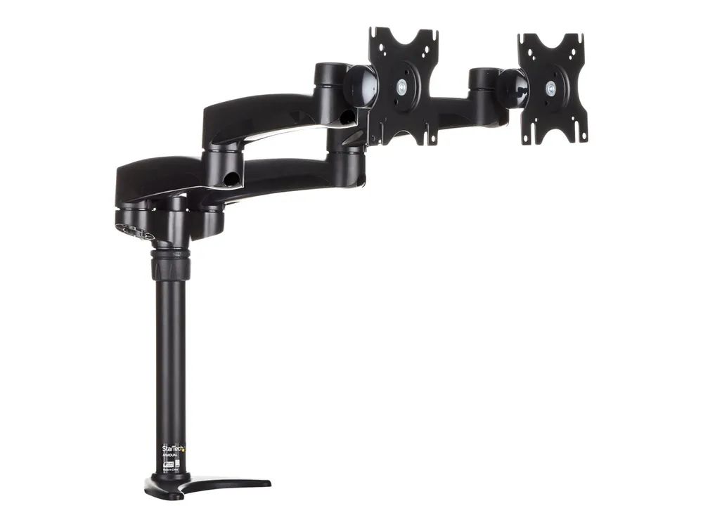 StarTech.com Dual Monitorhalterung mit verstellbaren Armen - Monitor Tischhalterung (12 bis 24)