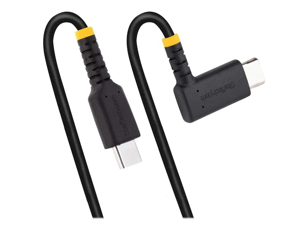 StarTech.com 30 cm USB-C Ladekabel Mit Winkelstecker und 60W PD - Robust - USB-Kabel - 24 pin USB-C (M)