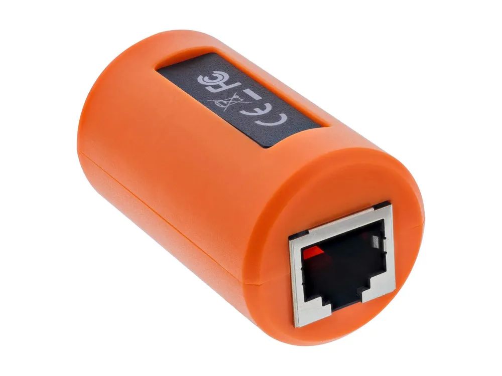 InLine Überspannungsschutz RJ45-Kupplung für Netzwerk und POE