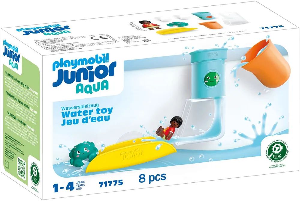 geobra Brandstätter Stiftung & Co.K JUNIOR AQUA: Wasserfalltank mit Rutsche