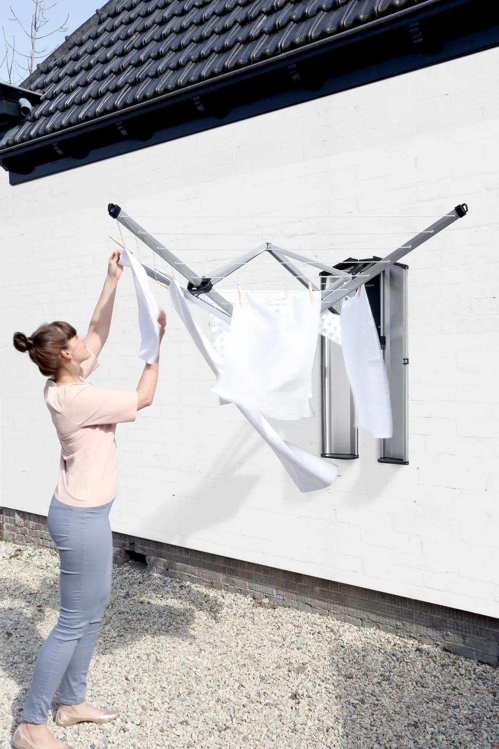 Brabantia Edelstahlschutzbox für Wallfix - Matt Steel