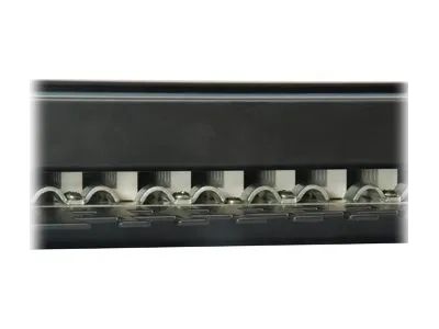 Equip Pro - Patch Panel - Rack montierbar - CAT 6 - STP - RJ-45 X 24 - Schwarz - 1U - 48.3 cm (19")