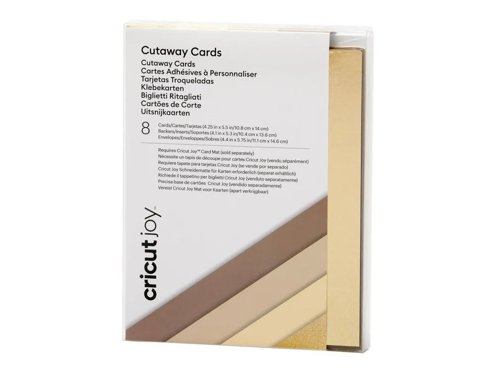 Cricut Joy Neutrals Sampler - Cutaway Kartenset