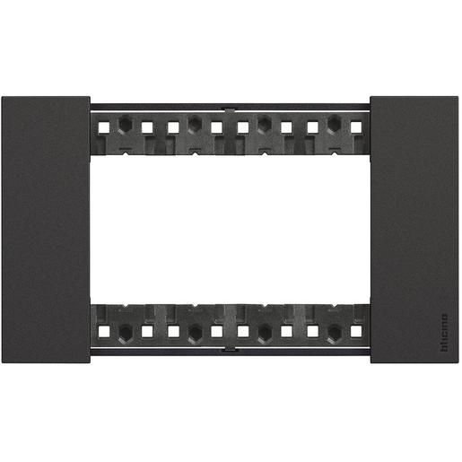 Bticino ABDECKRAHMEN 4MOD. BLACK / BTICIN KA4804KG LIVINGNOW KA4804KG