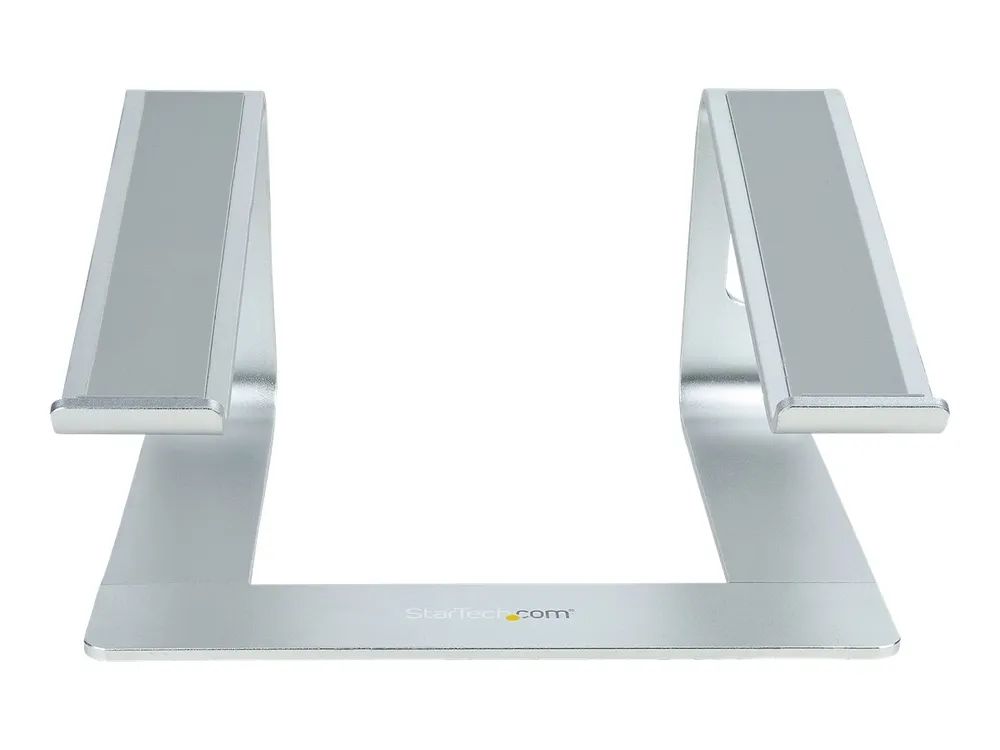 StarTech.com Schreibtisch Laptophalter, Laptophalterung/Laptop ablage/erhöhung bis 5kg Tragkraft, Notebook Ablage/Laptop Riser für Macbook Air/Pro, Dell XPS, Lenovo, Aluminium (LAPTOP-STAND-SILVER)