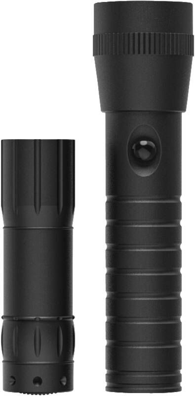 Hama LED-Taschenlampe "FL-DUO", mit Batterien, Aluminium, 2er-Set
