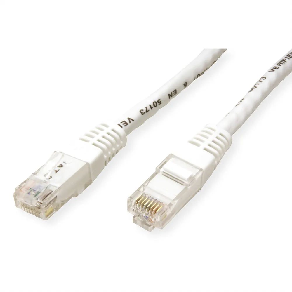 VALUE Patchkabel Cat.6 (Class E) UTP, weiß, 2 m