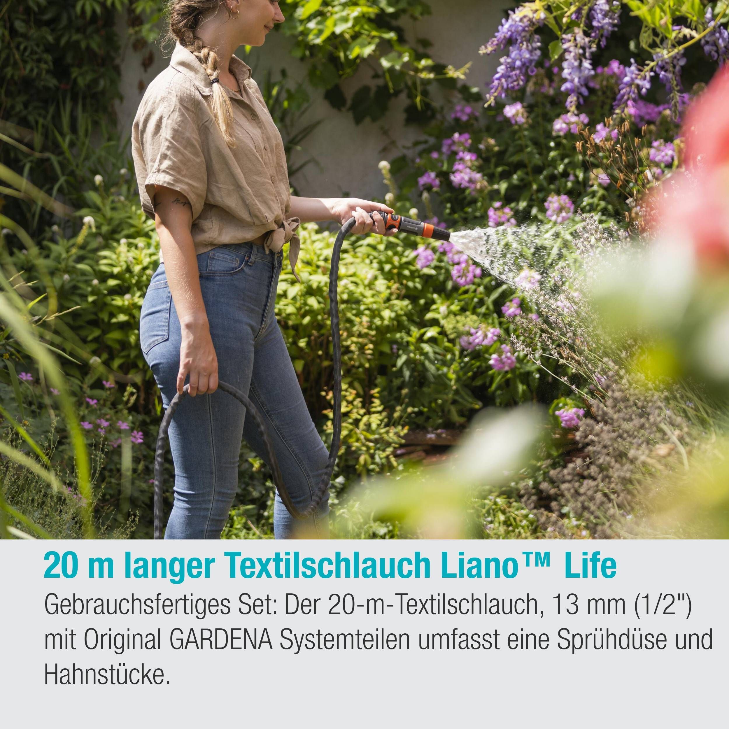 Gardena Liano™ Life 1/2", 20 m Set