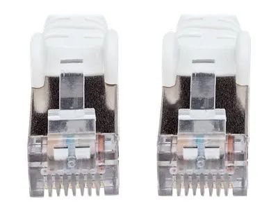 Intellinet Network Patch Cable, Cat6, 30m, White, Copper, S/FTP, LSOH / LSZH, PVC, RJ45, Gold Plated Contacts, Snagless, Booted, Lifetime Warranty, Polybag - Patch-Kabel - RJ-45 (M)