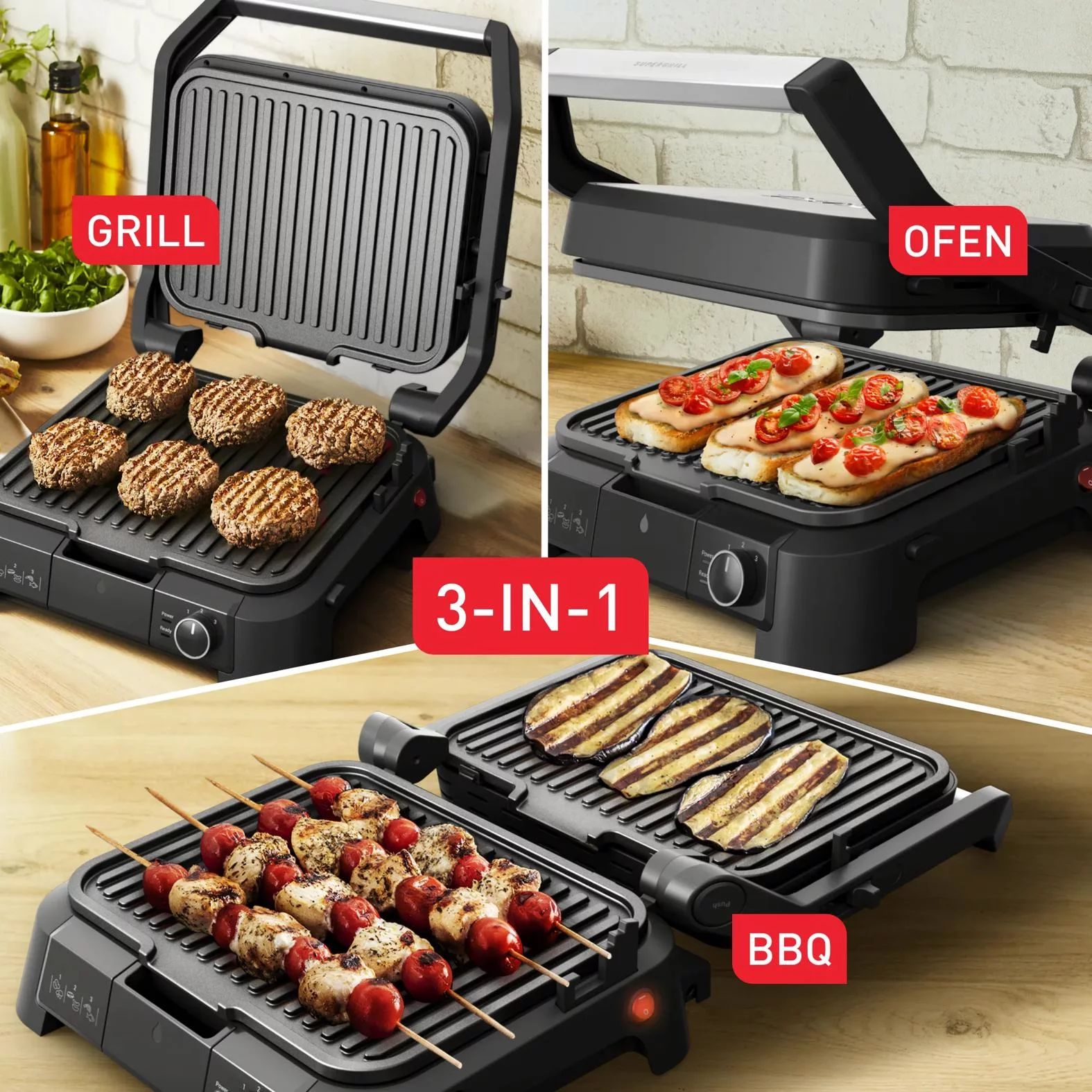 Tefal GC510D Kontaktgrill SuperGrill