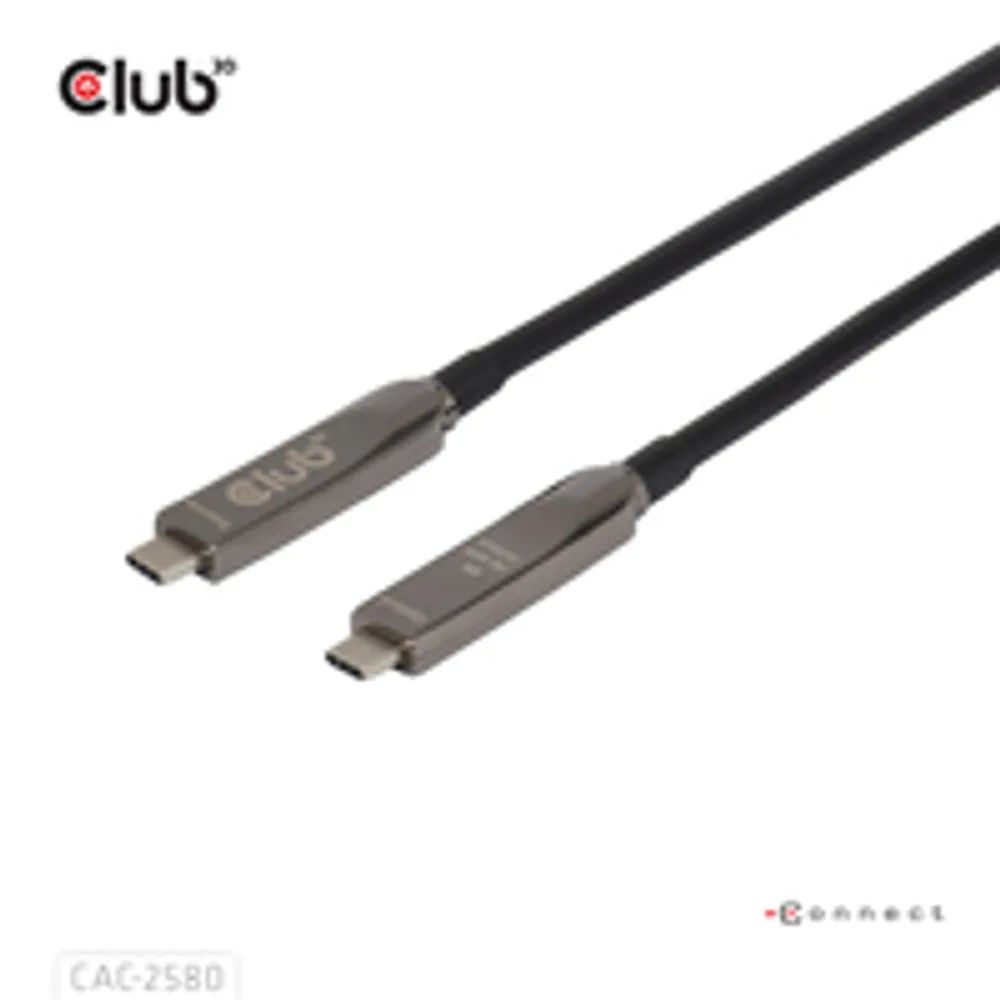 Club 3D USB-C AOC-Kabel 8K/10Gbps/60W - Kabel - Digital/Daten