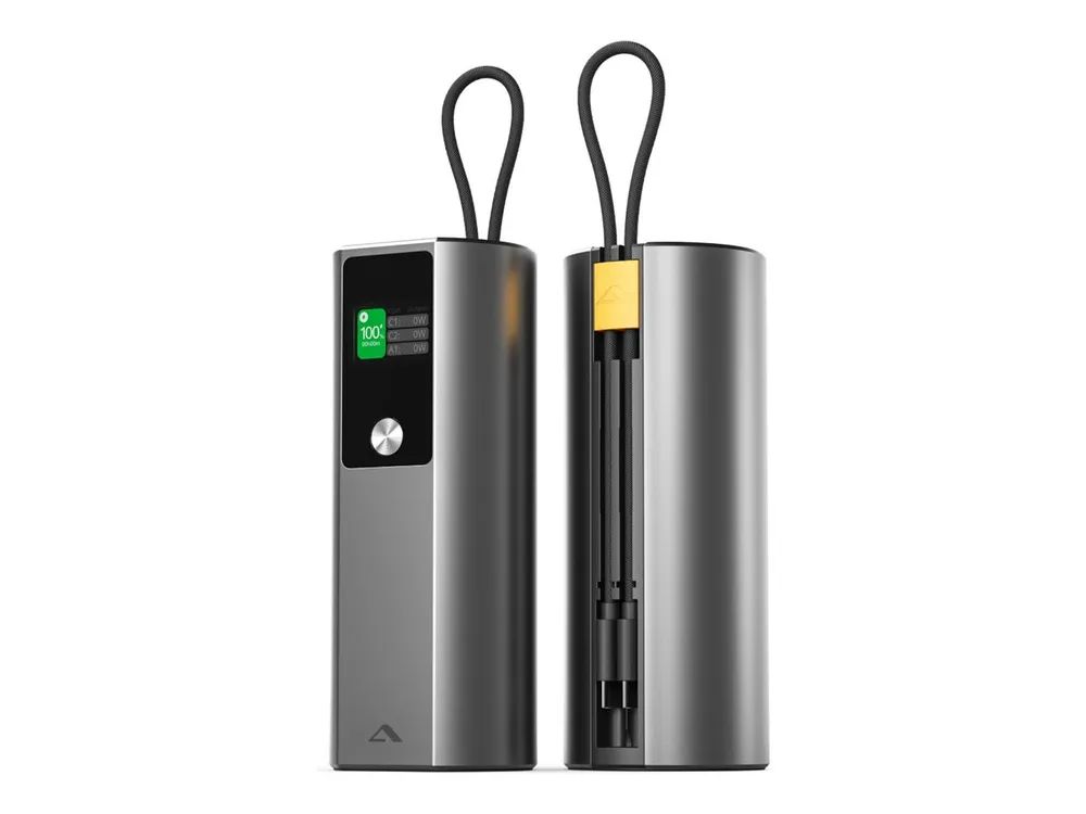 Alogic Ark Pro - Powerbank - with USB charging and 50 cm detachable USB-C cable