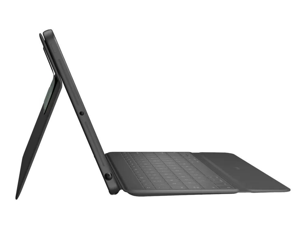 Logitech Rugged Folio - Tastatur und Foliohülle - Apple Smart connector - Pan Nordisch - für Apple 10.2-inch iPad (7. Generation, 8. Generation, 9. Generation)