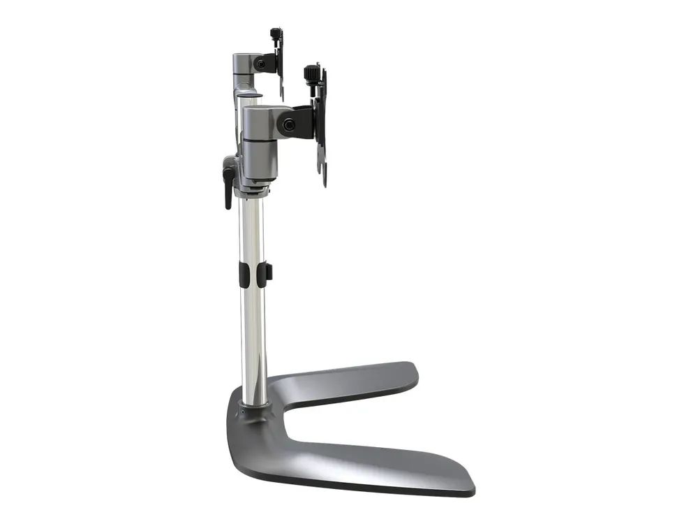StarTech.com Monitorhalterung für zwei Monitore - Ergonomisches Monitorstand für VESA Bildschirme bis zu 32" und 8 kg - Freistehende gelenkige Bildschirmhalterung - Höhenverstellbar (ARMDUALSS)