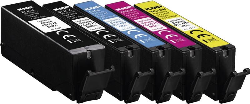 KMP Canon PGI 570 PG BK XL / CLI 571 BK/C/M/Y XL