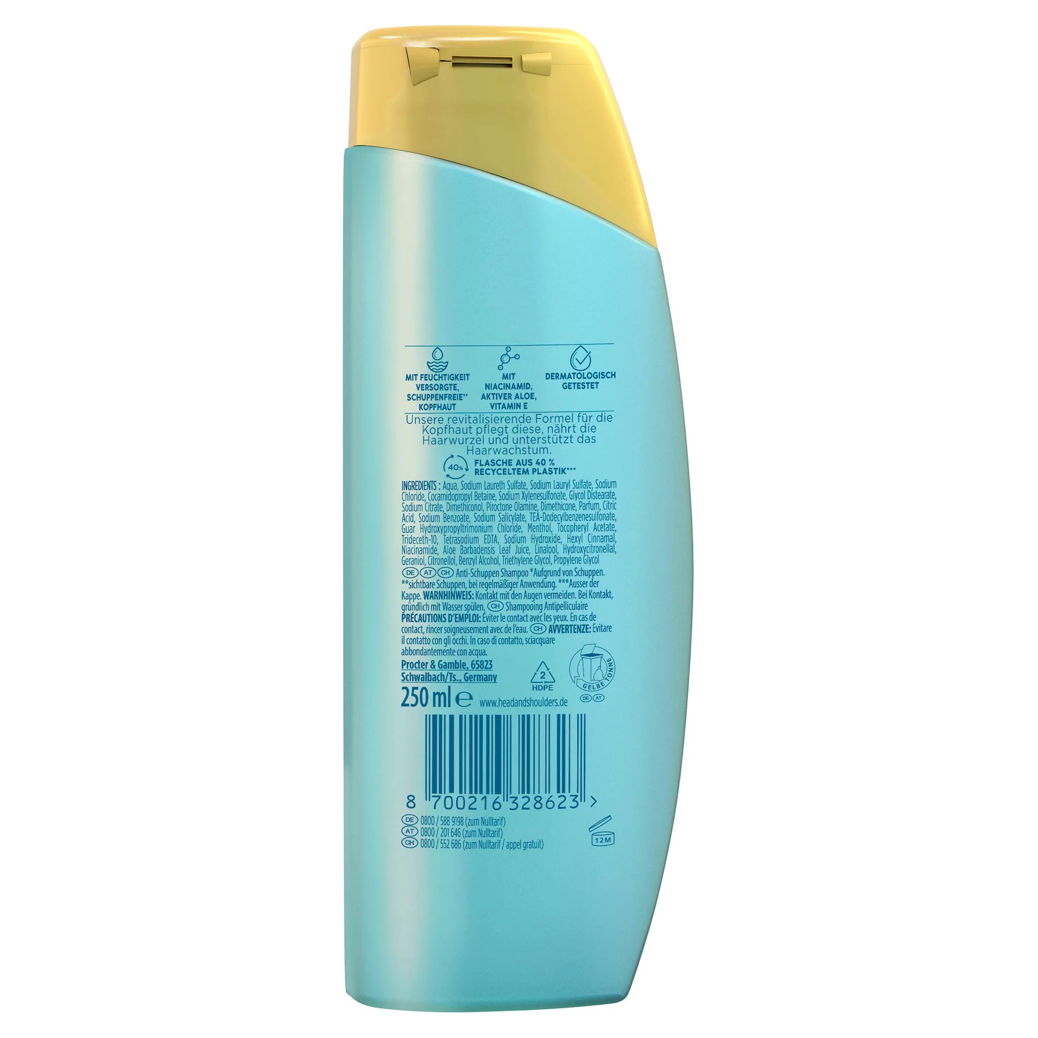Head & Shoulders Derma x Pro Shampoo Revitalisierend